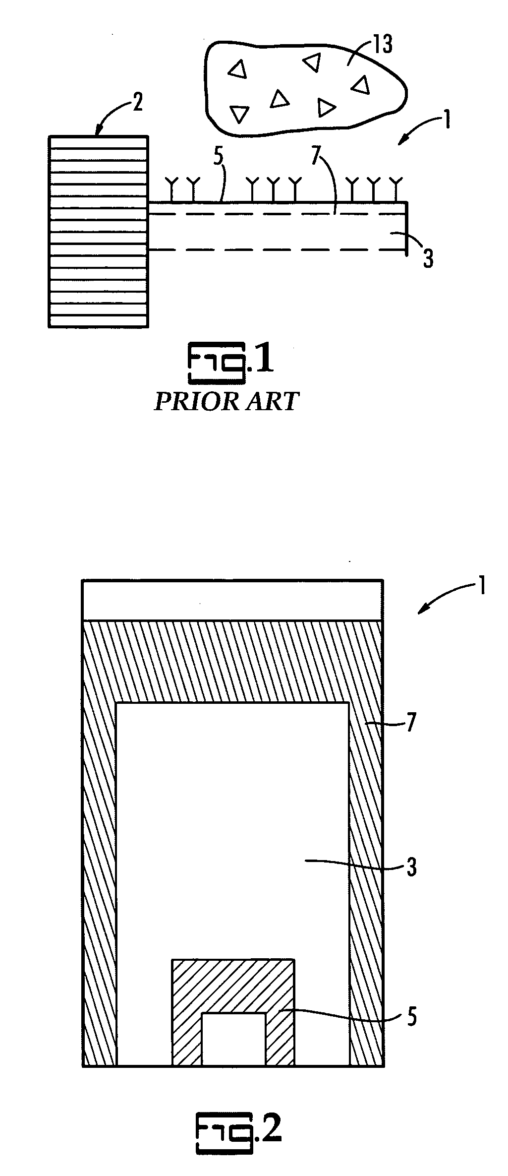 Non-optical explosive sensor based on two-track piezoresistive microcantilever