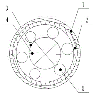 Self-cooling cable and cooling method thereof