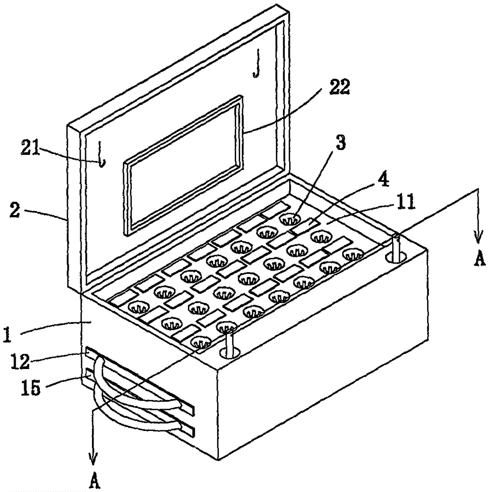 Ear thermometer sleeve storage box