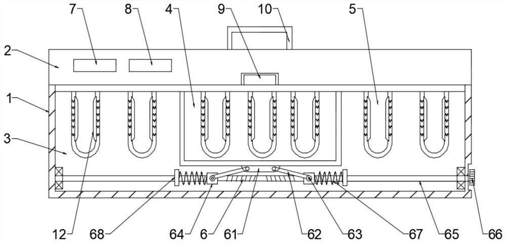 Sample storage device for sewage sample detection