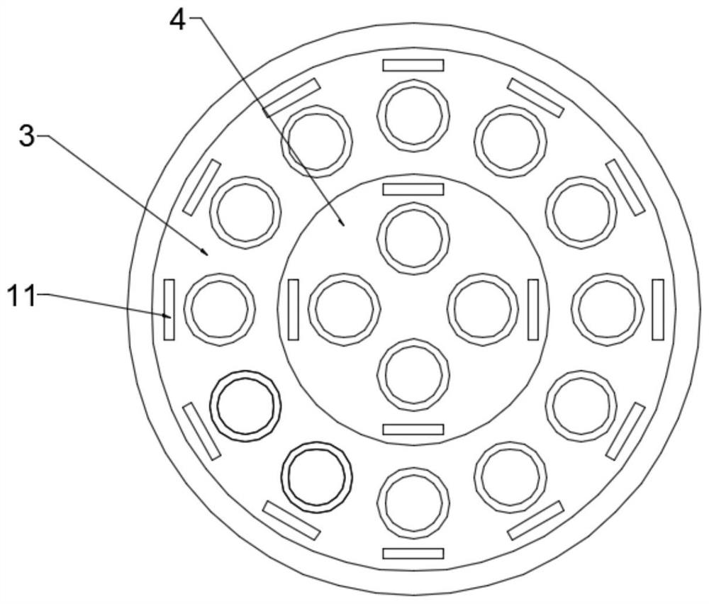 Sample storage device for sewage sample detection