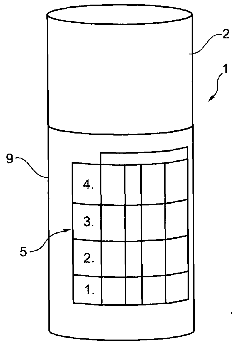 Device and method for determination of safe tanning time