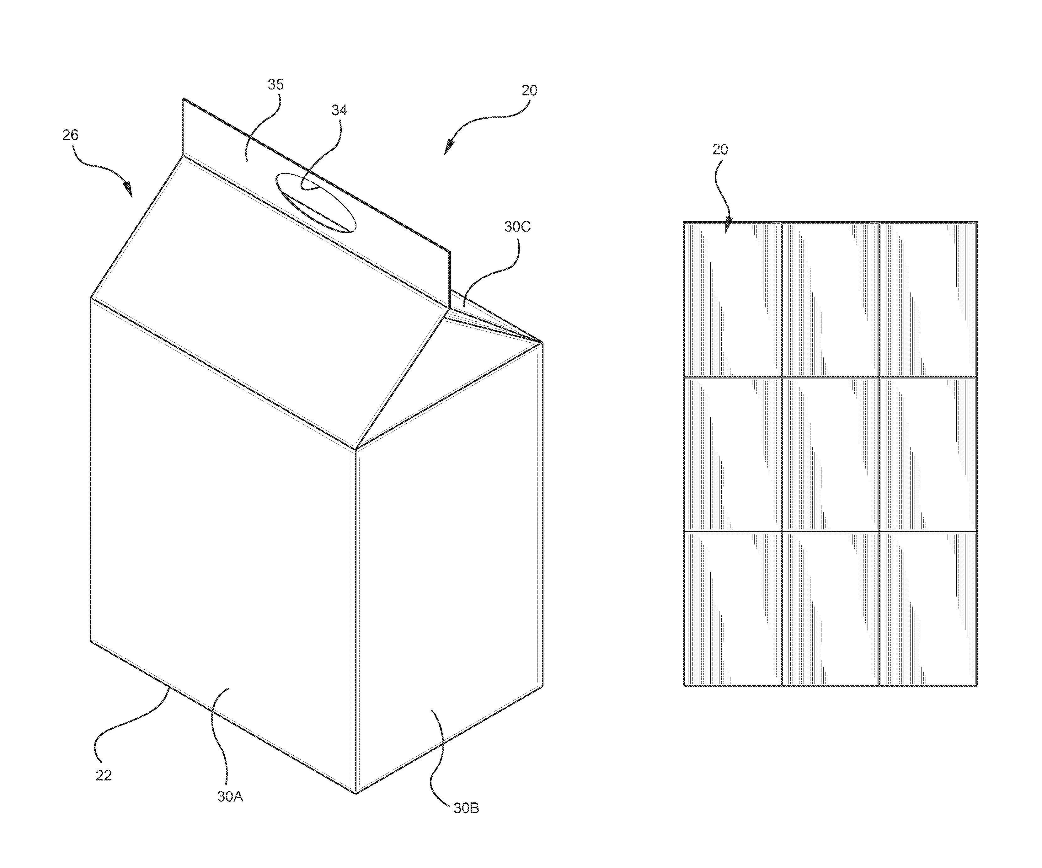 Sealable and stackable packages for bedding products