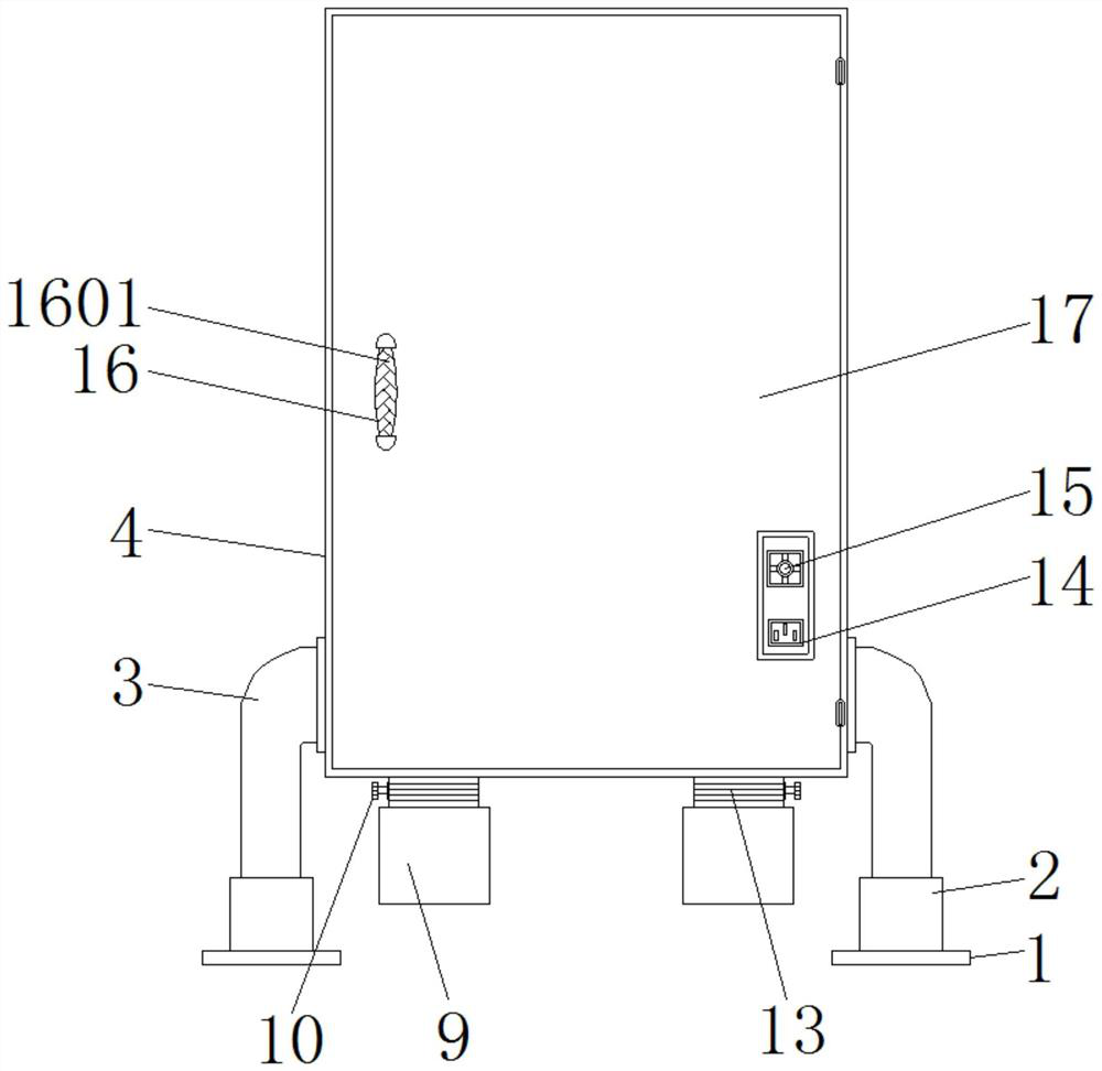 A high-efficiency sponge chopping device