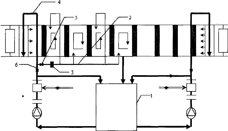 Device and method for controlling cold-rolling steel strip pickling turbulence