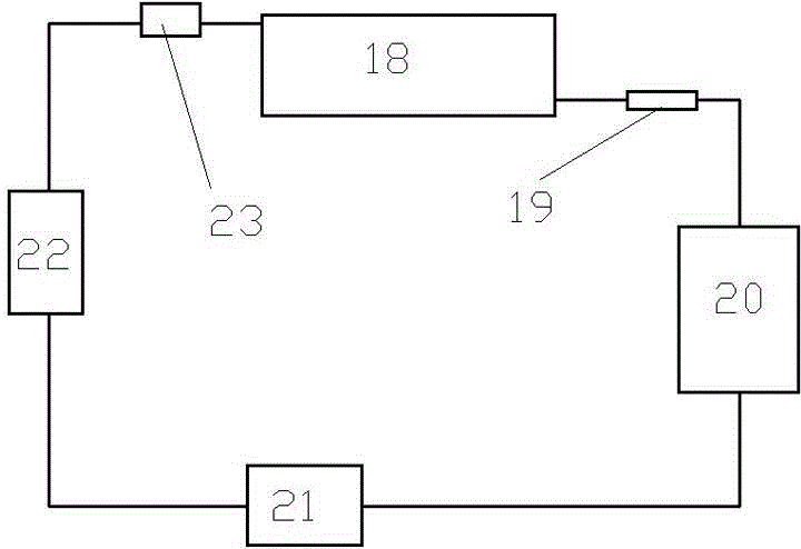 Solar heat collector system with intelligent-control-ignition heating function