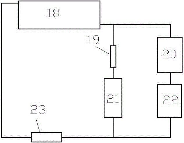 Solar heat collector system with intelligent-control-ignition heating function