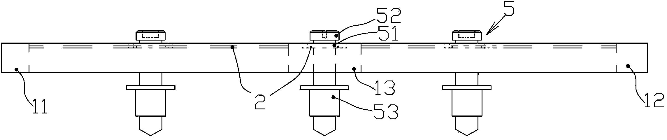 Wiring board punching marking tool for power grid