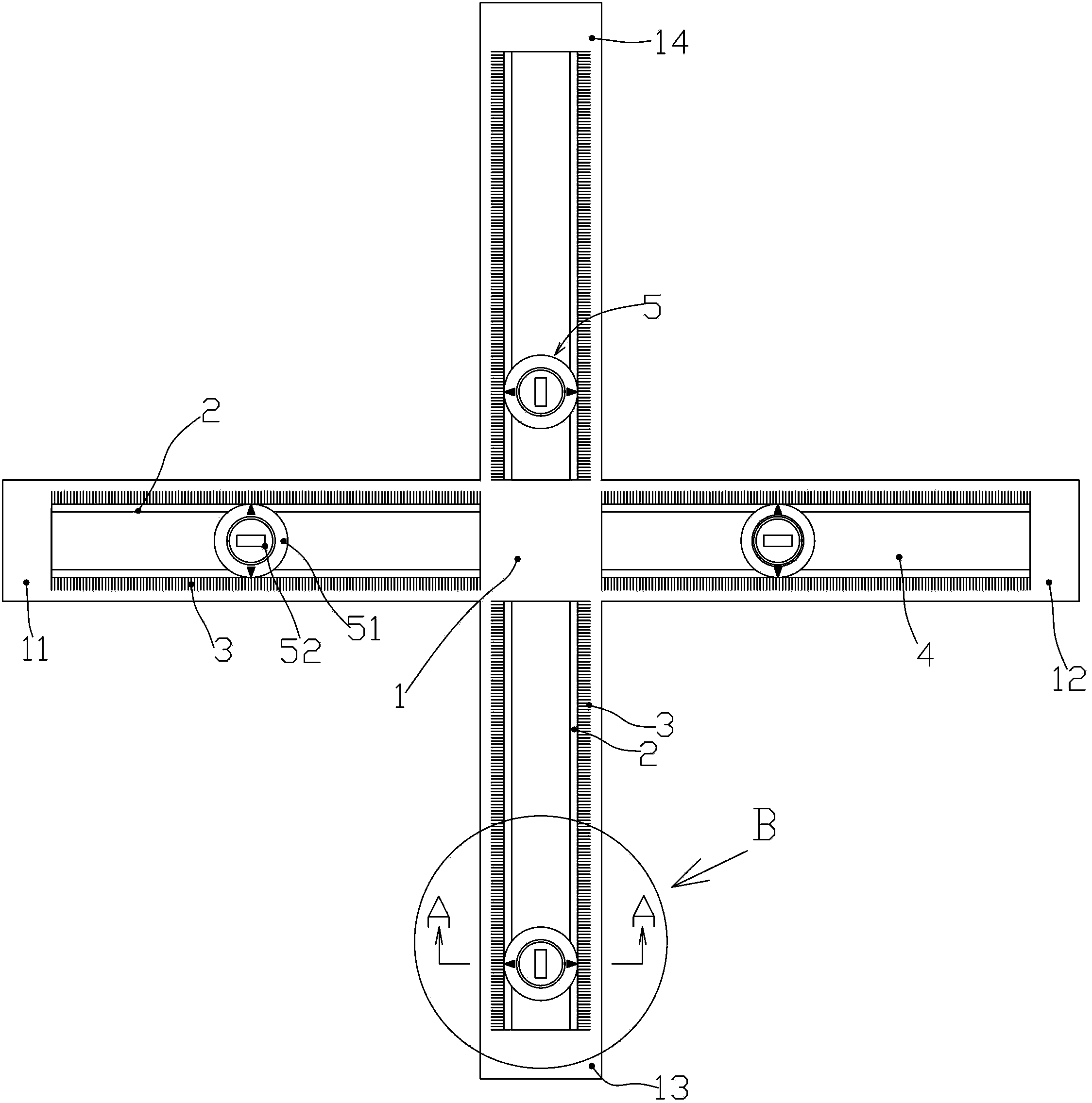 Wiring board punching marking tool for power grid