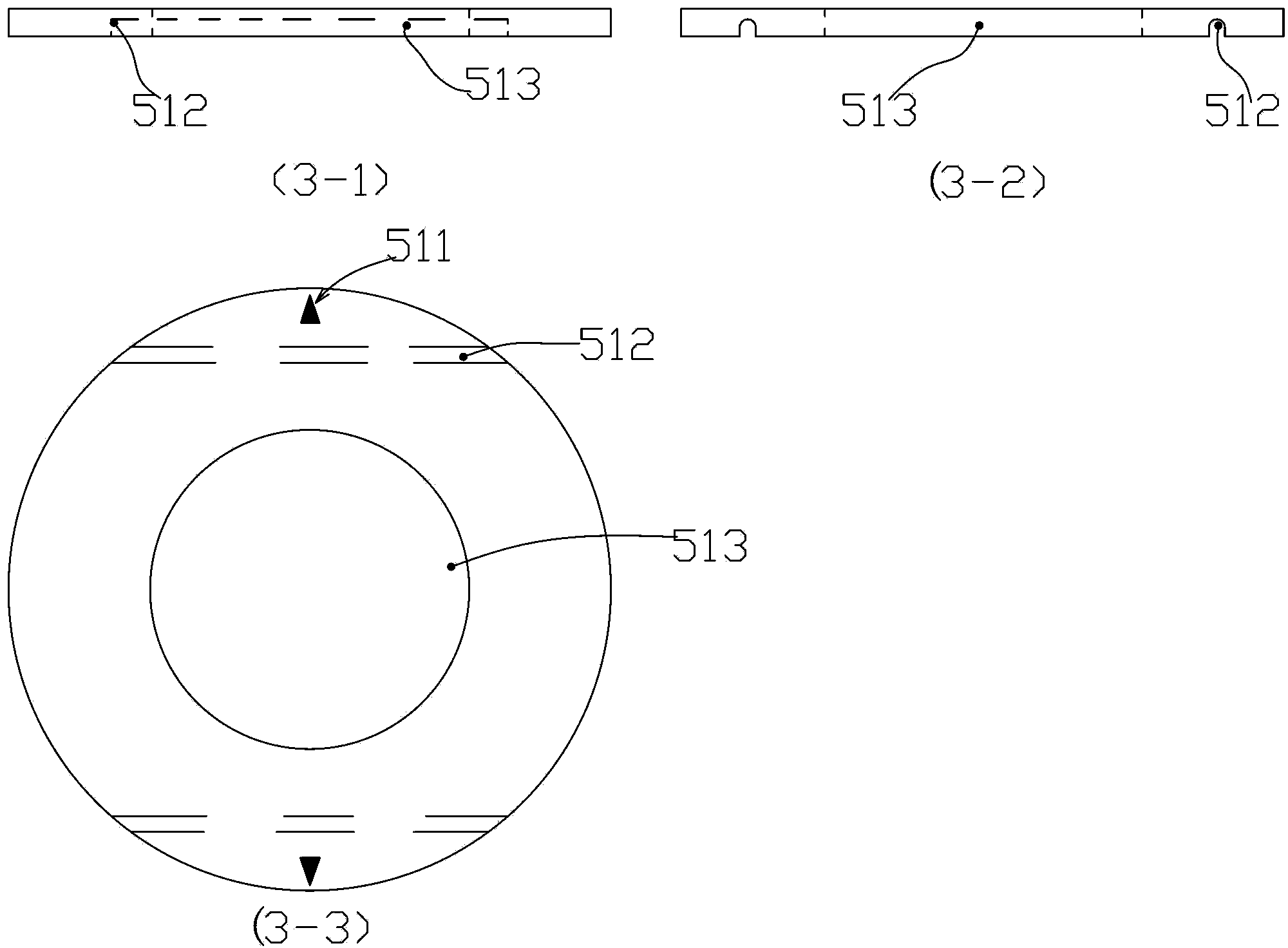 Wiring board punching marking tool for power grid