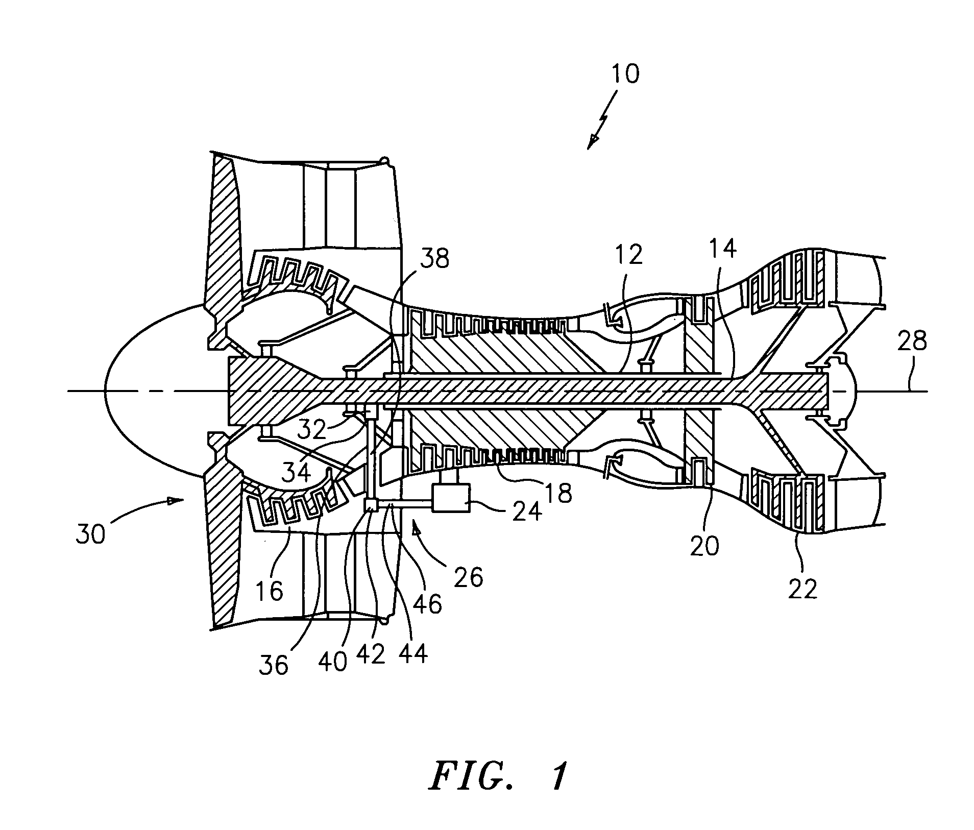 Apparatus for driving an accessory gearbox in a gas turbine engine