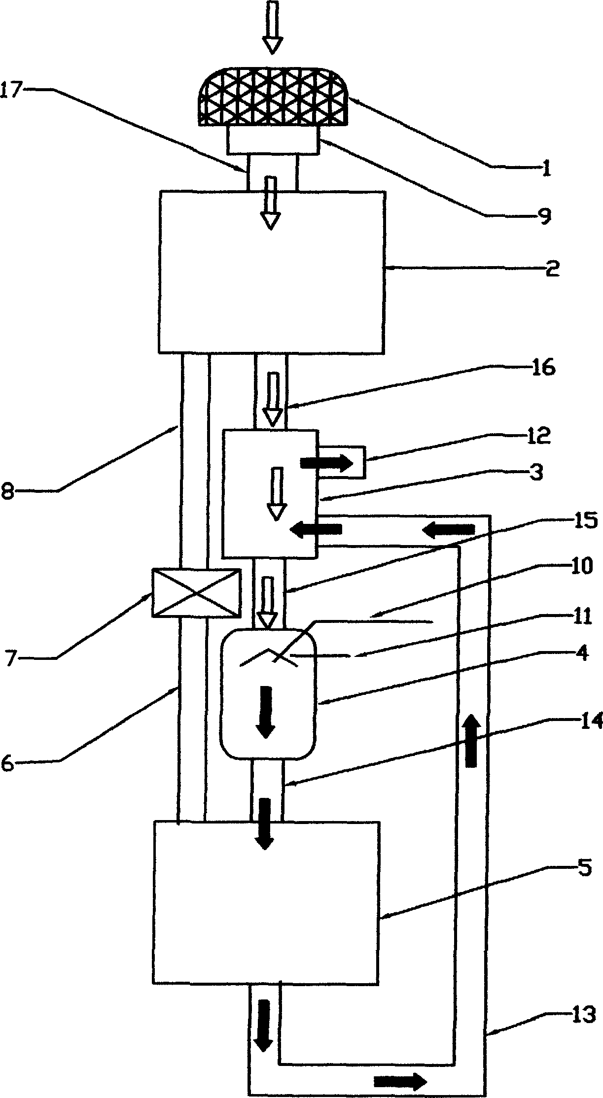 Combustion gas convolution type engine