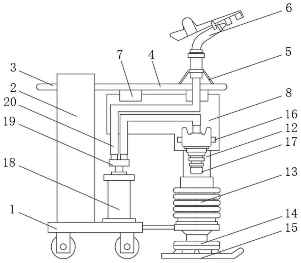 A construction method of pre-soaked water dynamic compaction method for engineering foundation