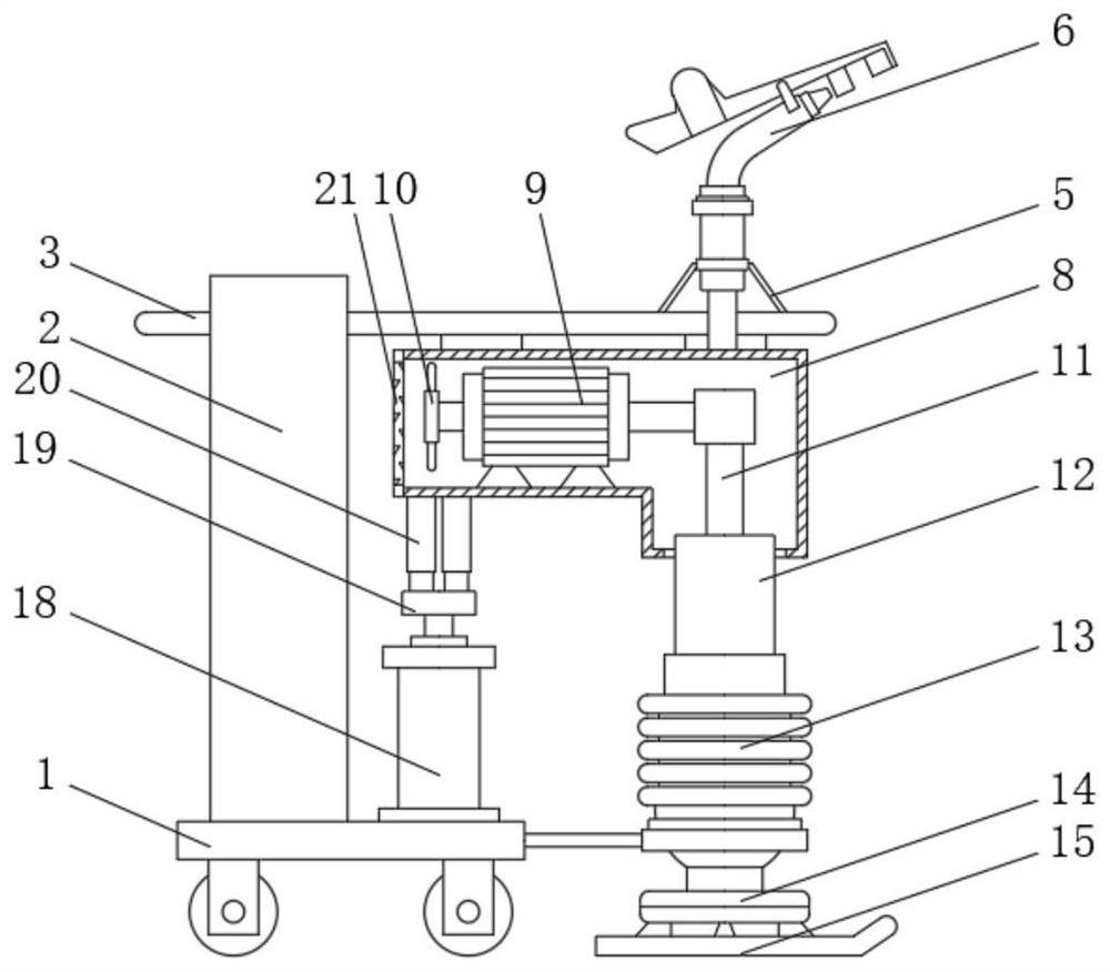 A construction method of pre-soaked water dynamic compaction method for engineering foundation