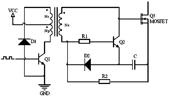 MOSFET isolation drive circuit