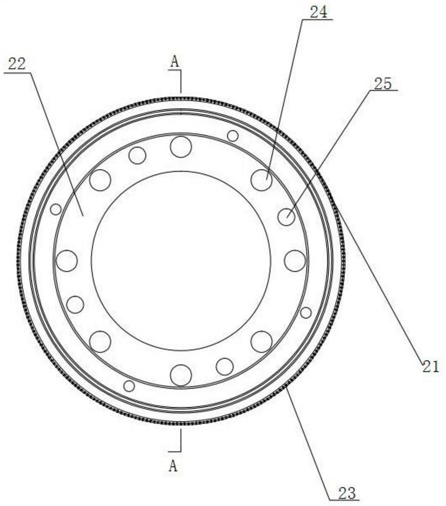 A mold for producing concentrated water net