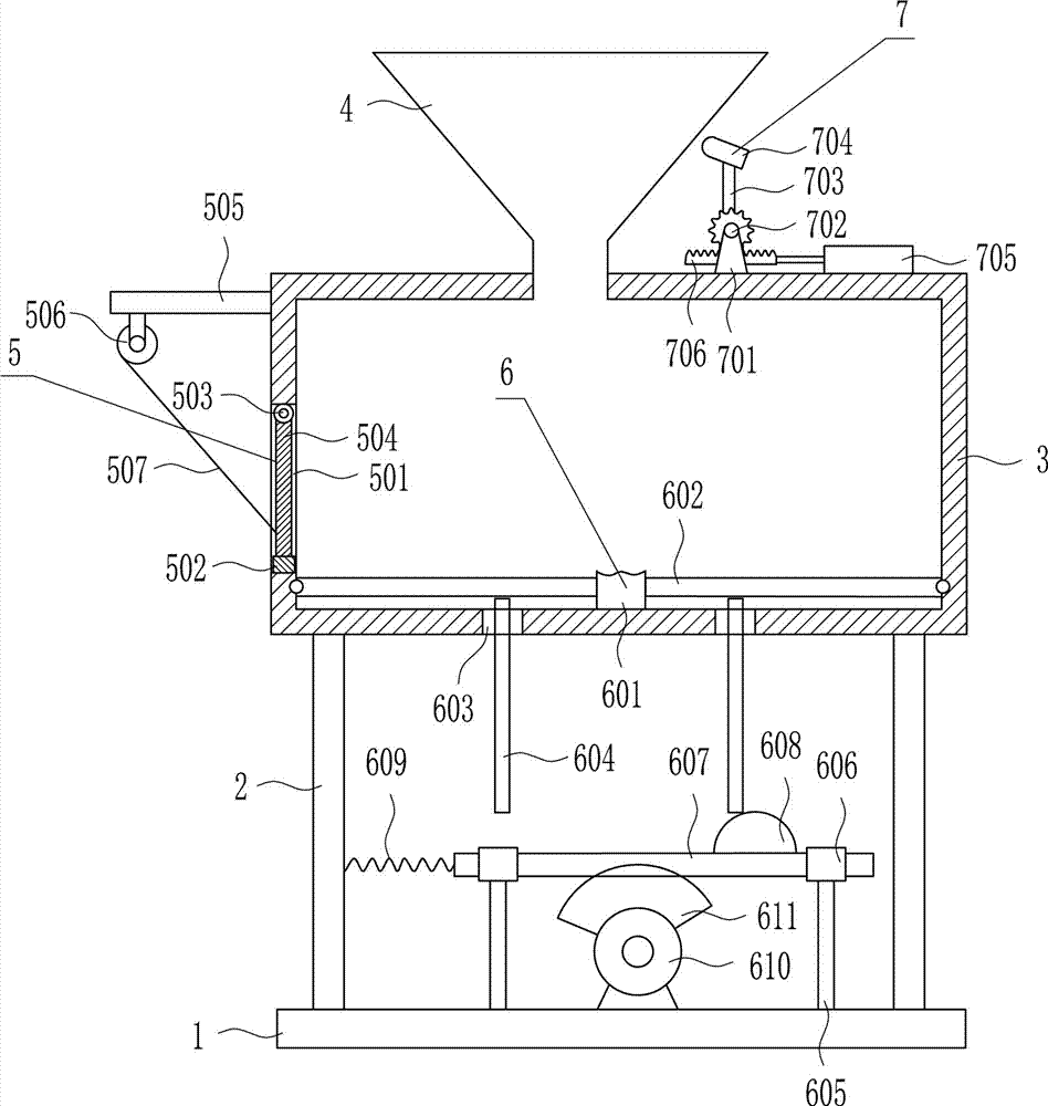 Fertilizer stirring device for garden fertilizer applying