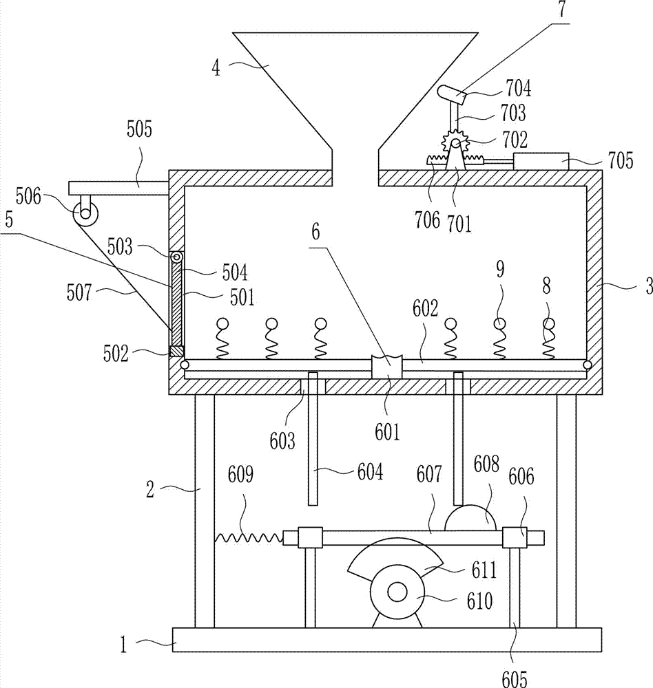 Fertilizer stirring device for garden fertilizer applying