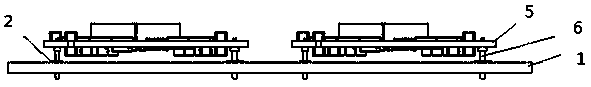 Printed plate water cleaning structure and method