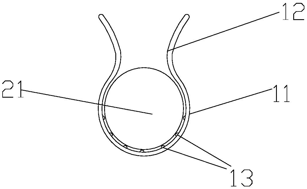 Separator for plastic packaging bag and application of separator to coating package