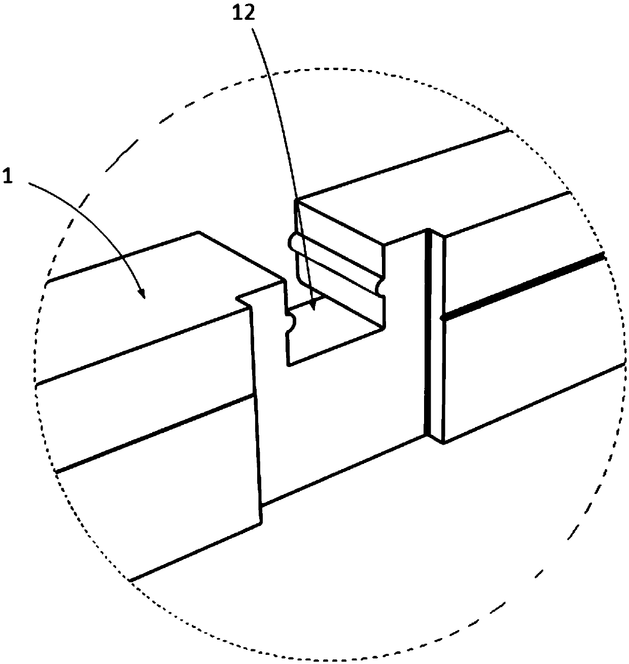 Mechanism for quickly retracting and downwardly moving die