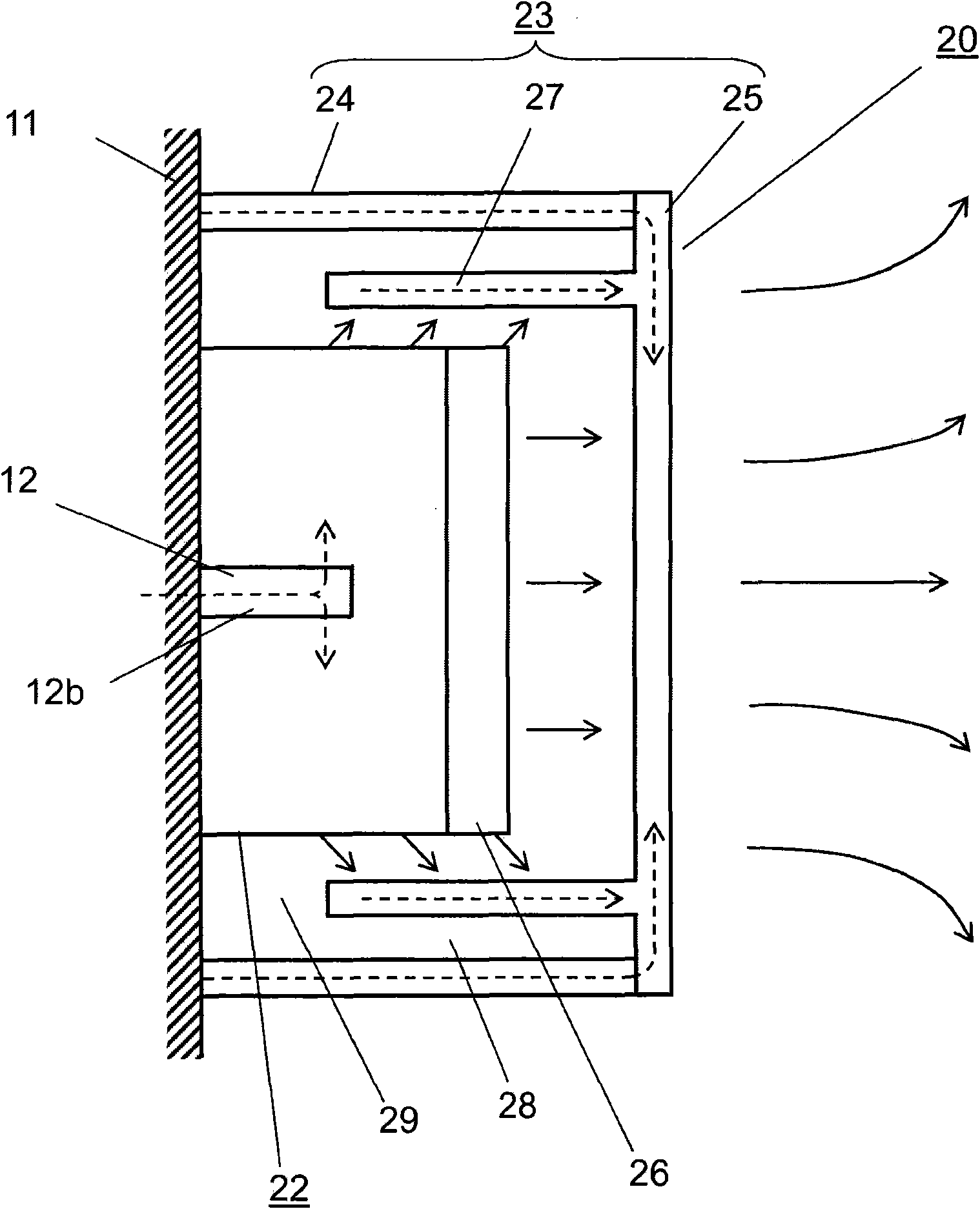 Electric motor with a position detector