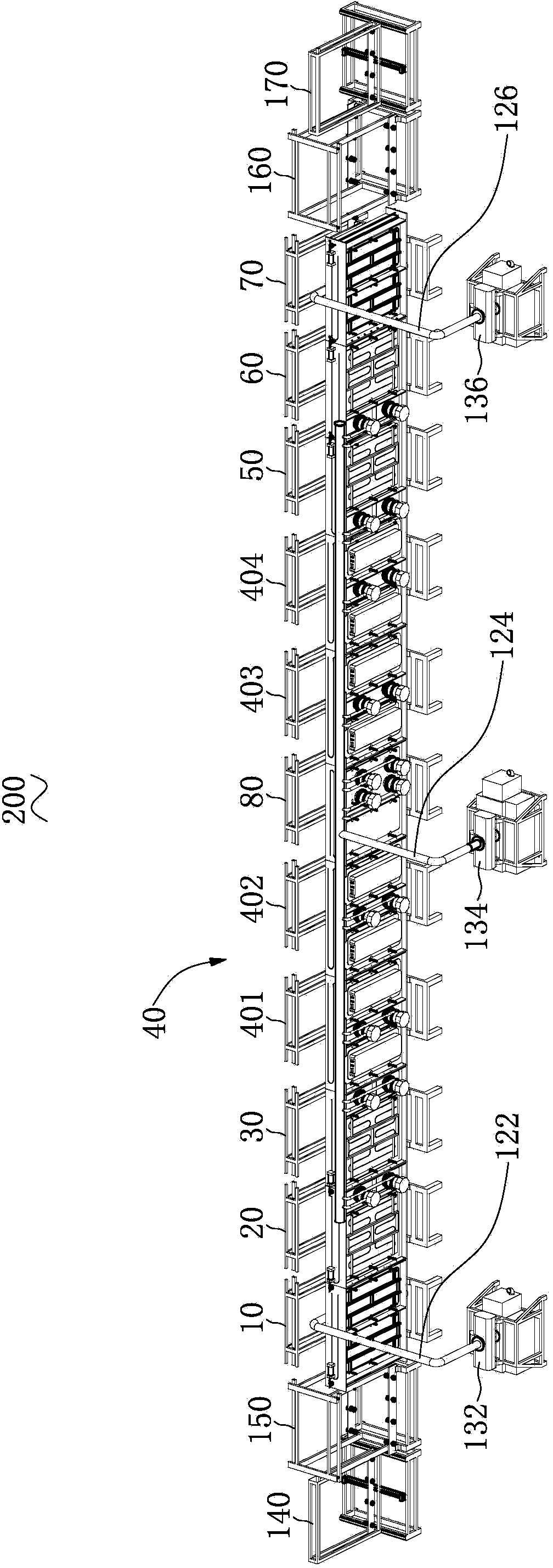 Magnetron sputtering coating system