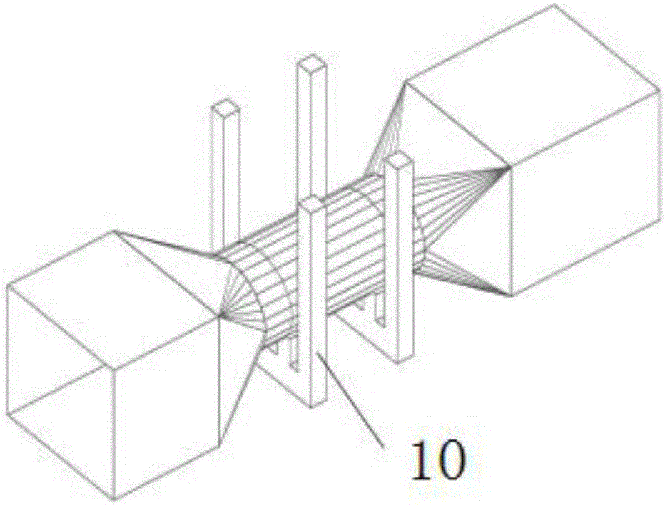 Detachable and easy-maintenance fan hanger and construction method thereof