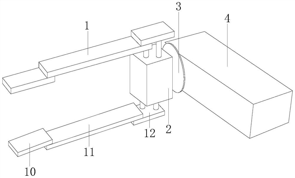 An automatic watermelon picking device for judging and sorting during transfer