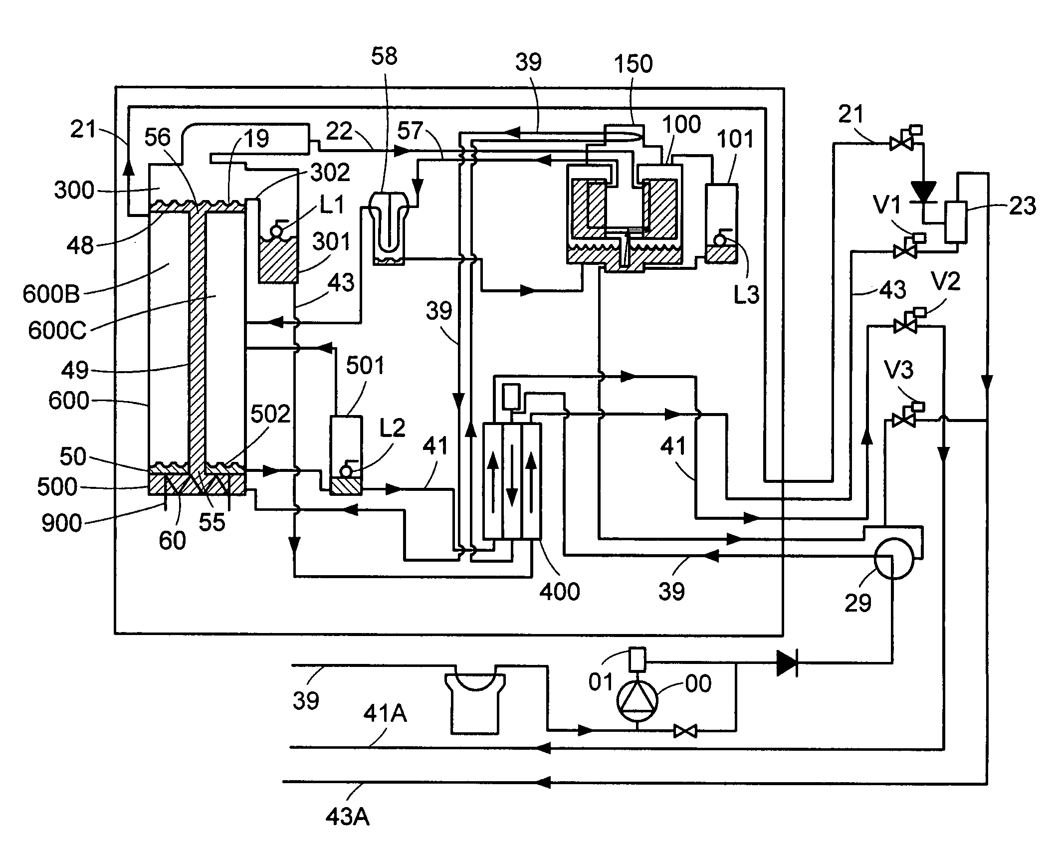 Liquid ring pumps with hermetically sealed motor rotors