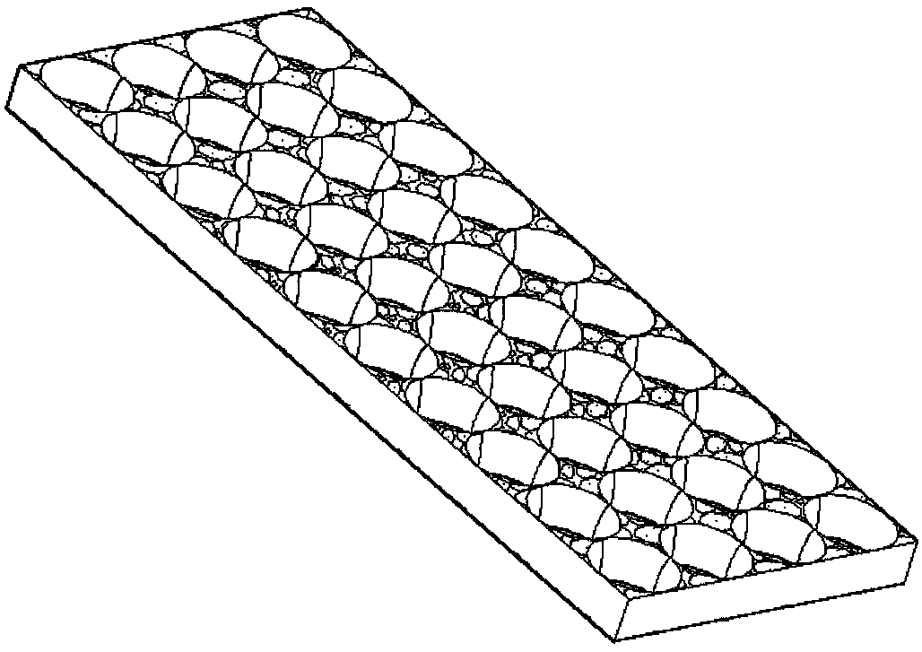 Doped construction waste integrated reinforced rib damping roadbed and construction technical method thereof