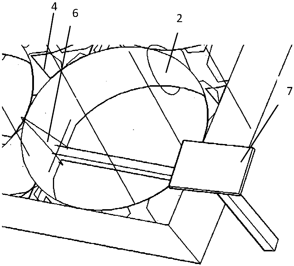 Doped construction waste integrated reinforced rib damping roadbed and construction technical method thereof