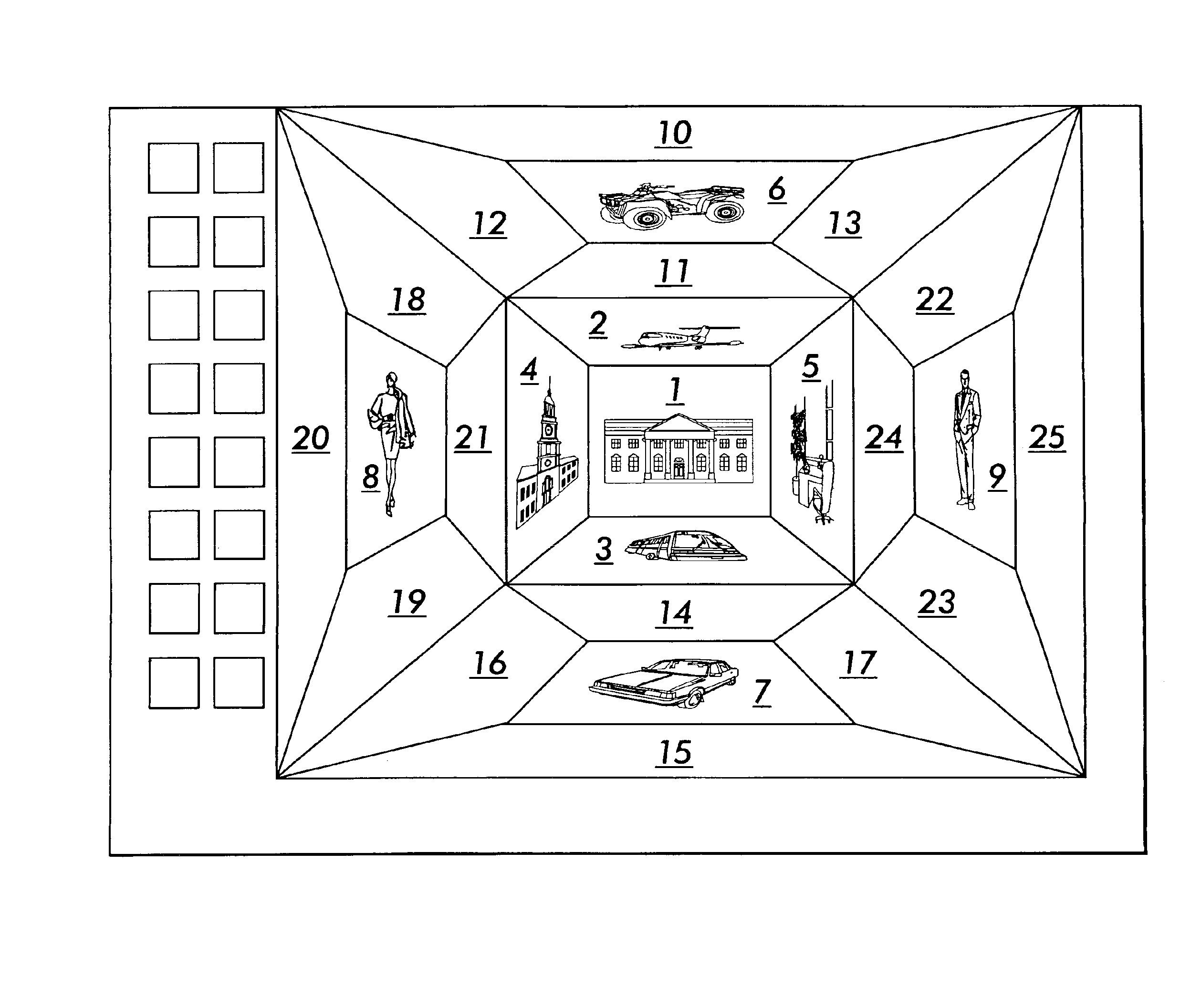 Method and apparatus for three dimensional internet and computer file interface