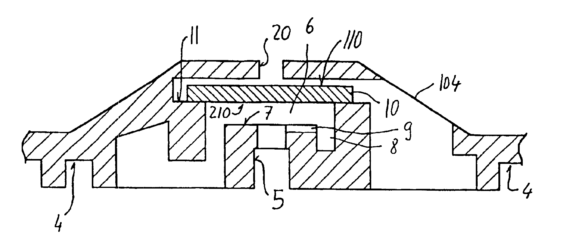 Self-compensating drip irrigation emitter