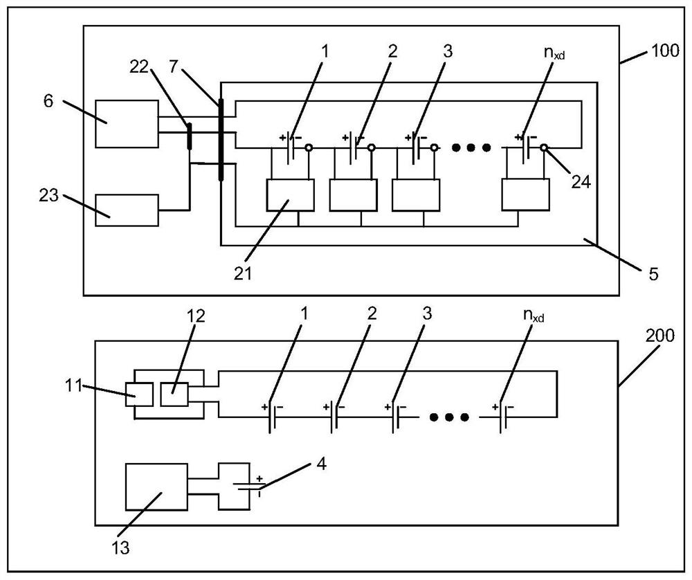 Lead-acid battery open circuit failure test system and prediction method