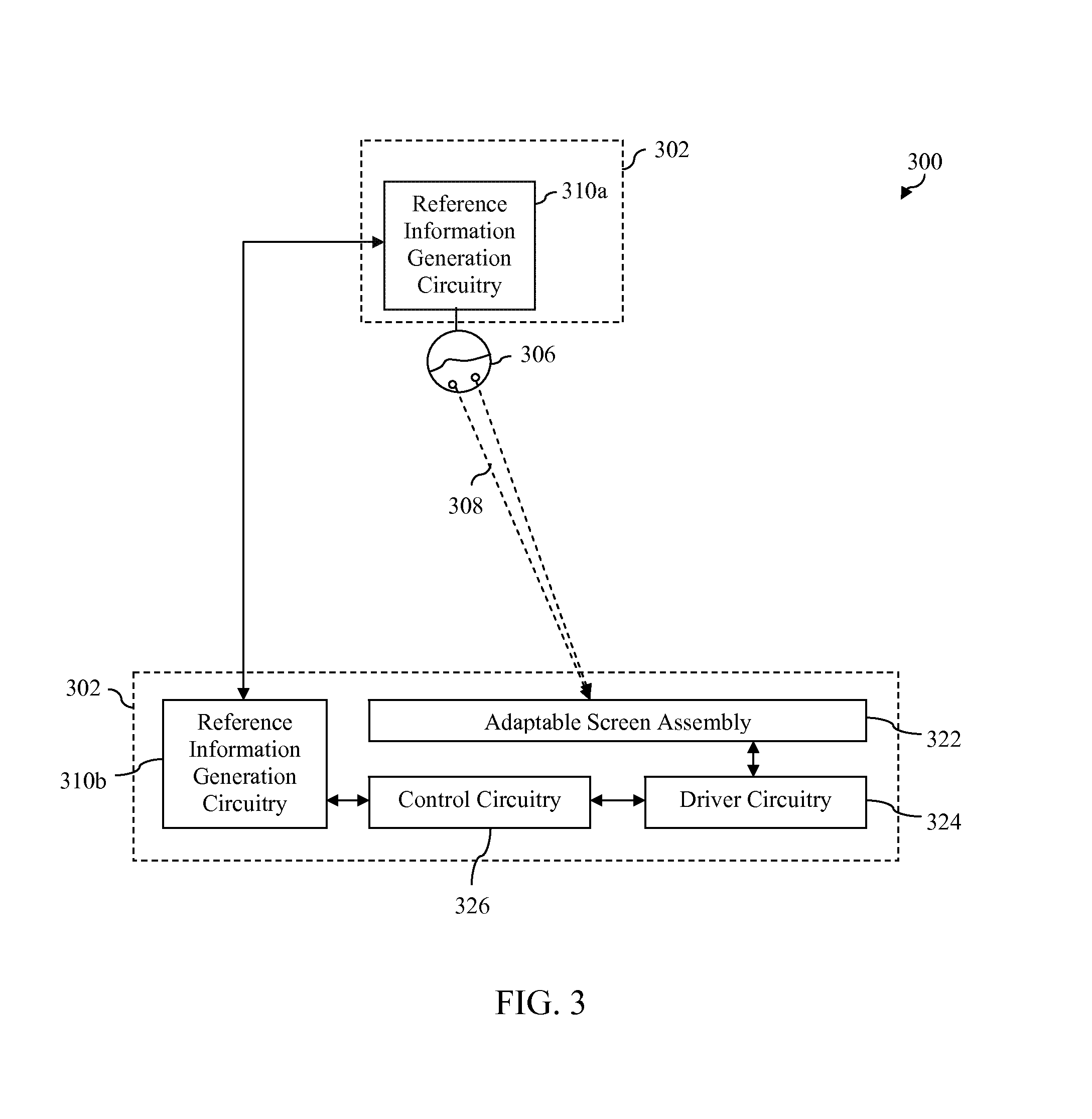 Three-dimensional display system with adaptation based on viewing reference of viewer(s)