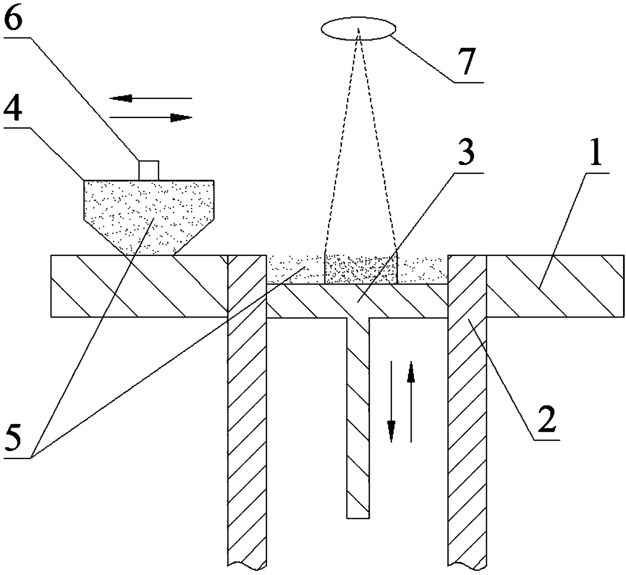 Filling system for photosensitive material and 3D printer adopting filling system