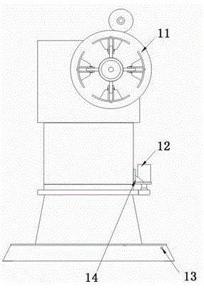 Efficient silicon steel sheet cross line shearing device