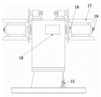 Efficient silicon steel sheet cross line shearing device