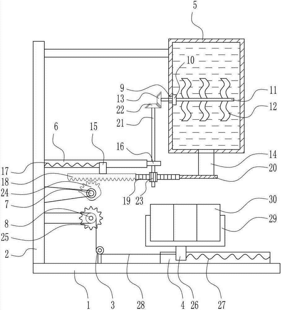 Efficient sampling device for water quality detection and manufacturing and using method thereof