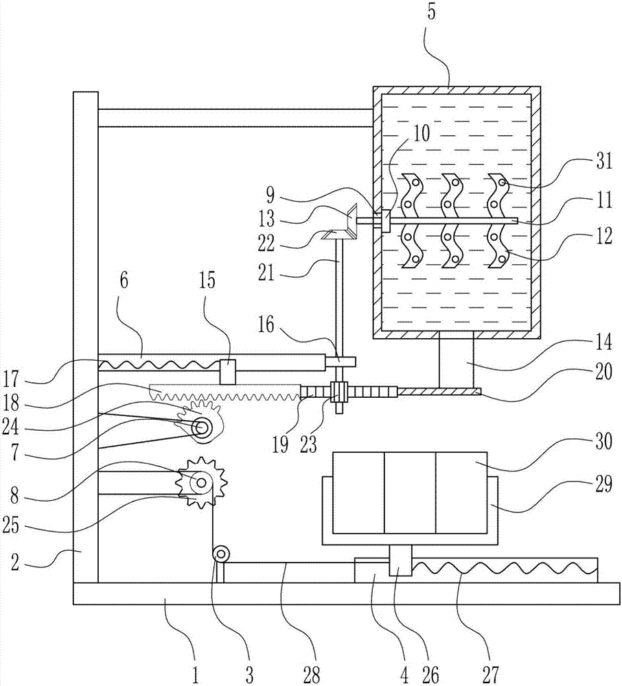 Efficient sampling device for water quality detection and manufacturing and using method thereof