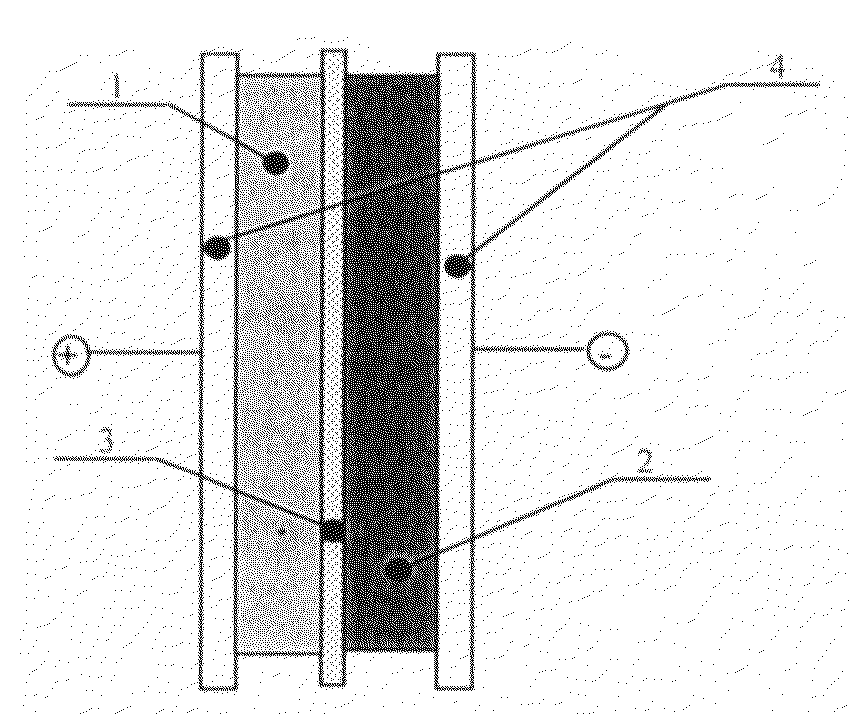 Asymmetric electrochemical supercapacitor and method of manufacture thereof