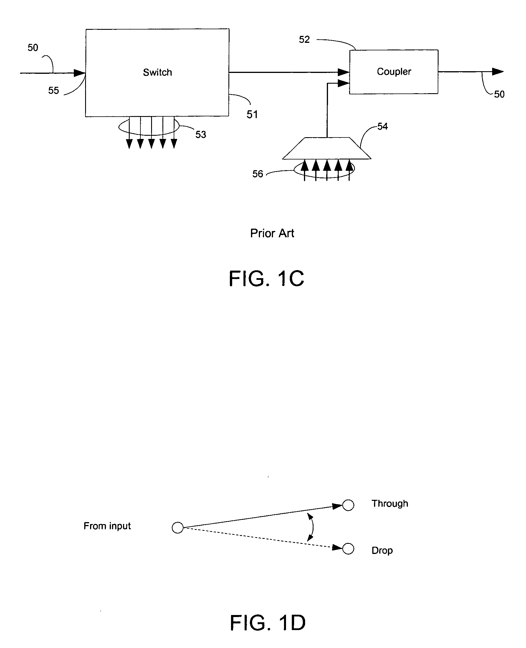 Optical add/drop multiplexer with reconfigurable add wavelength selective switch