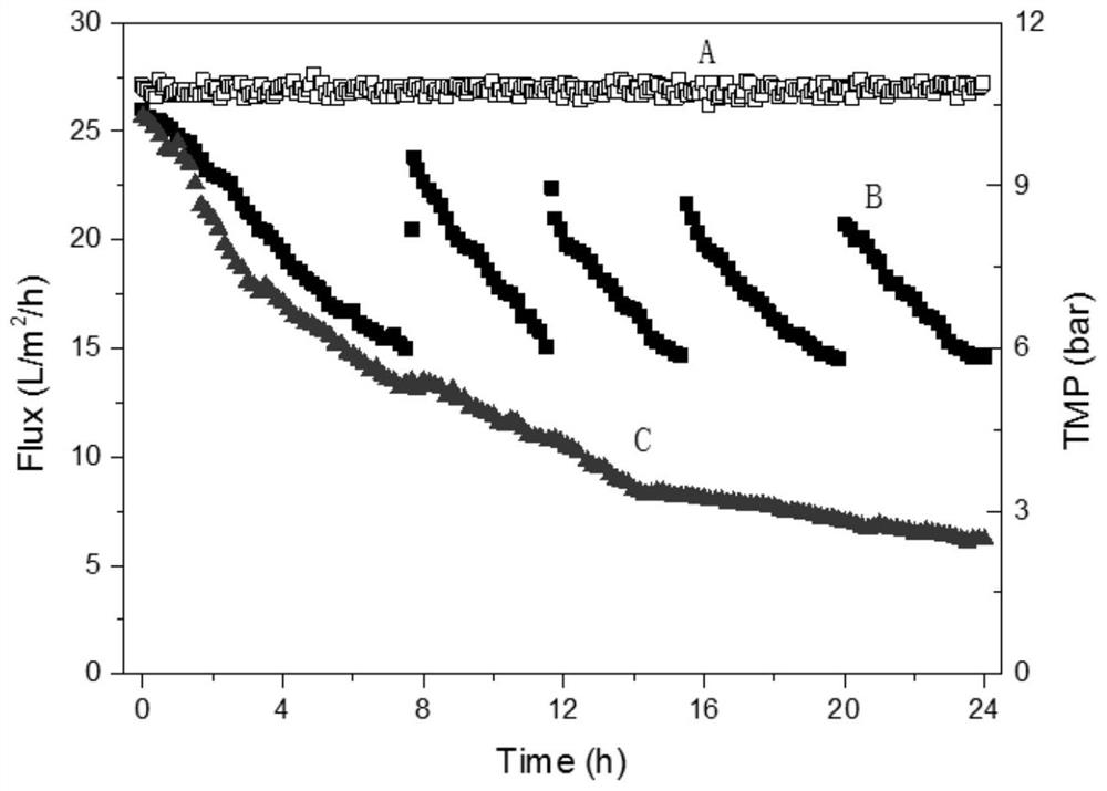 Backwashing type high-pressure reverse osmosis membrane filtration system