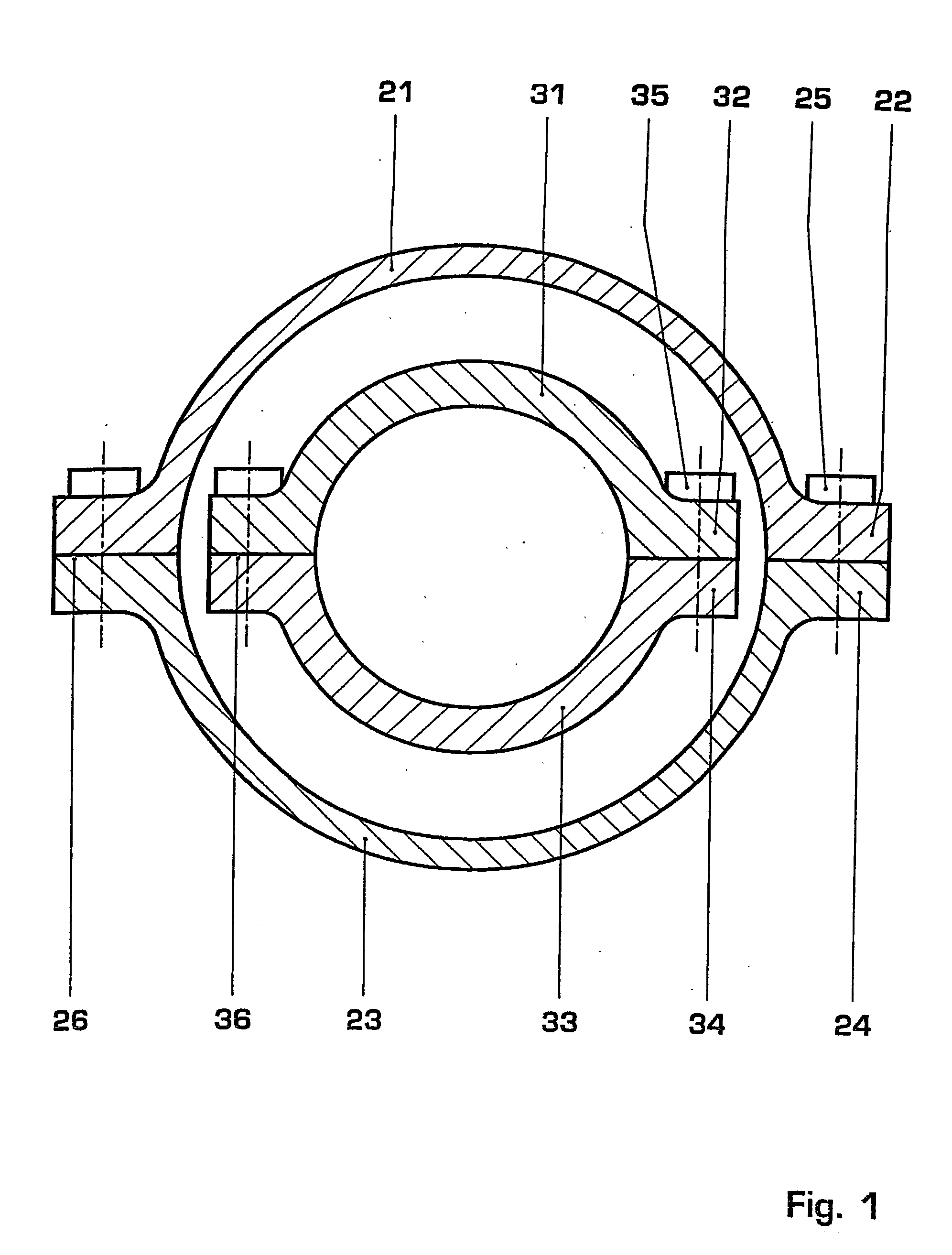 Flange bolt for turbines