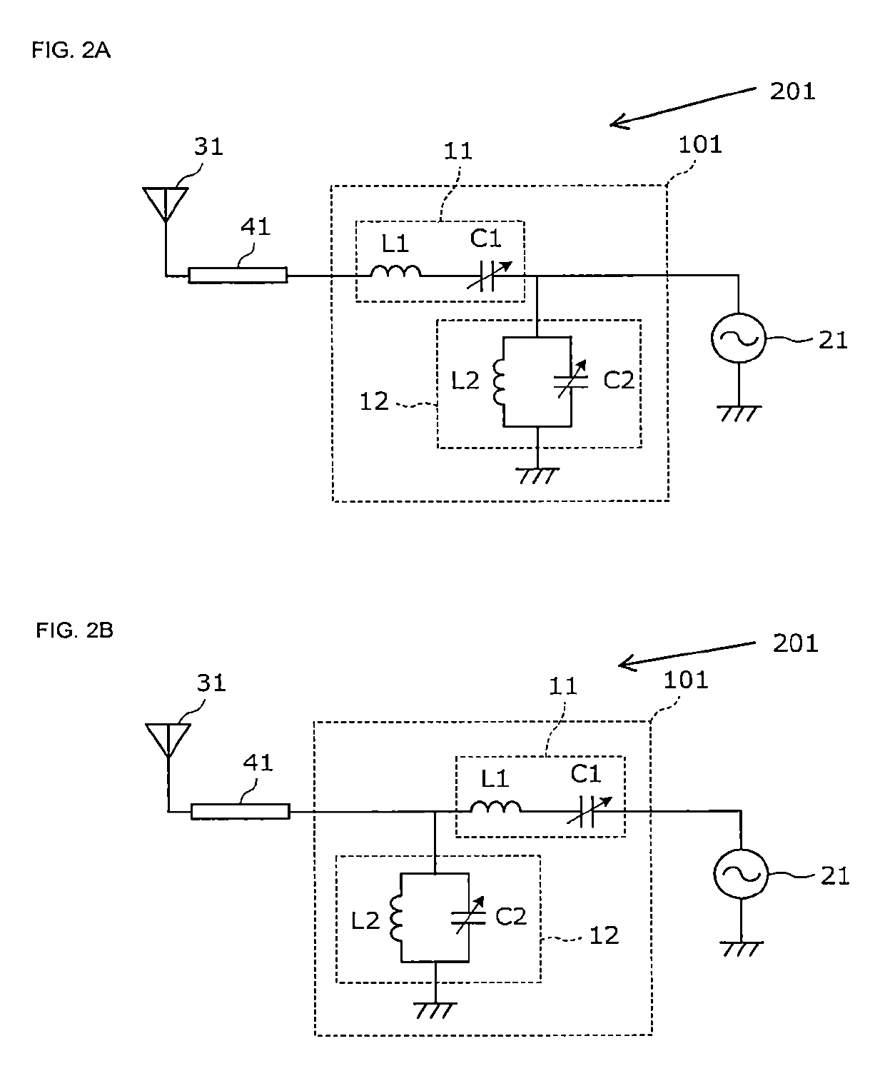 Antenna matching circuit, antenna circuit, front-end circuit, and communication apparatus