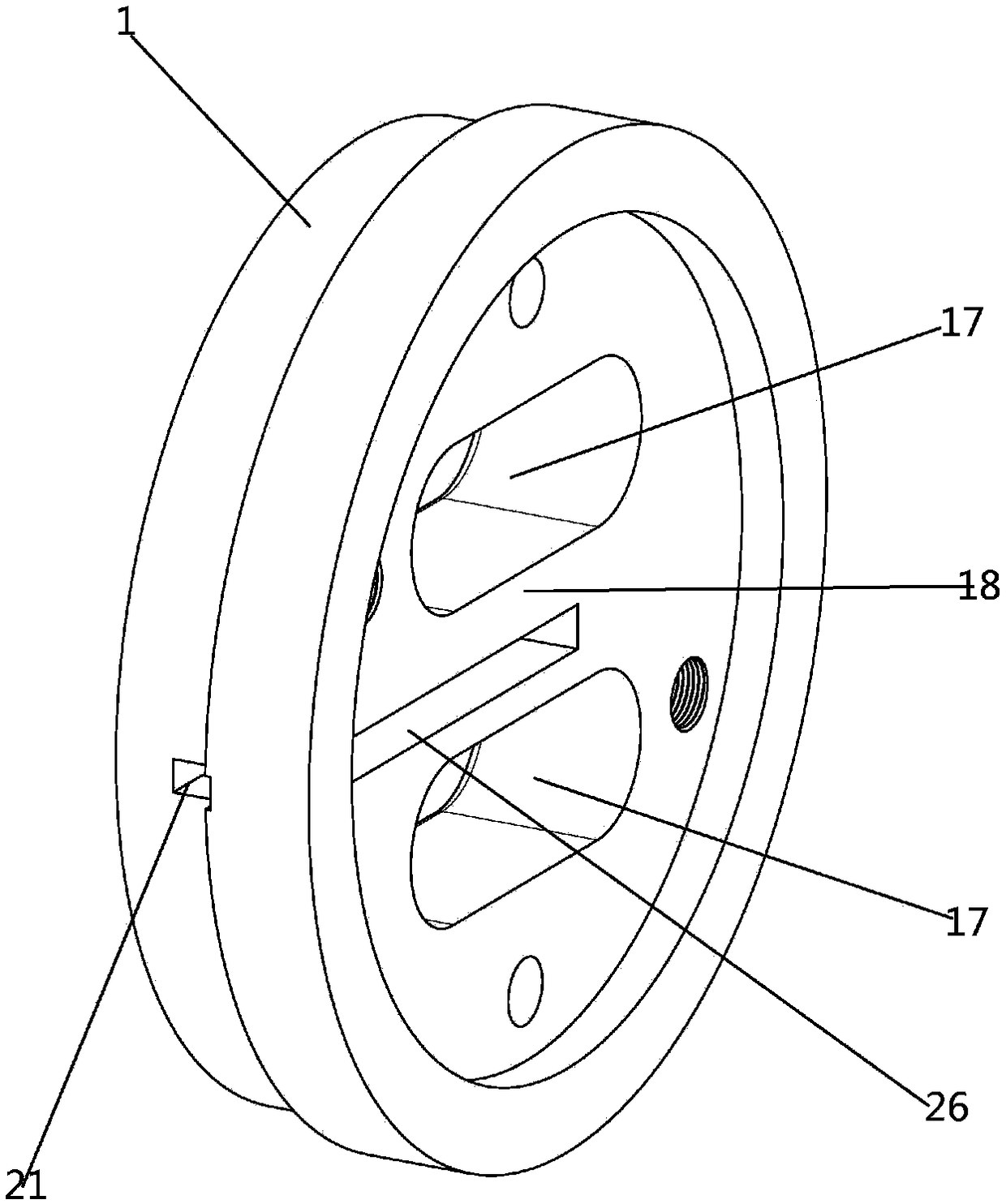 Fiber reinforced wallboard type sectional material composite extruding device and extruding method thereof