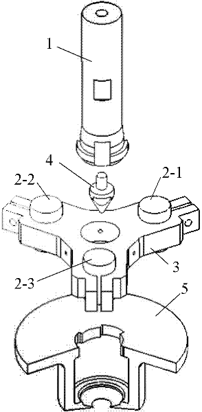 A high-precision instrumented indenter and a method for calculating the indentation depth of a diamond indenter