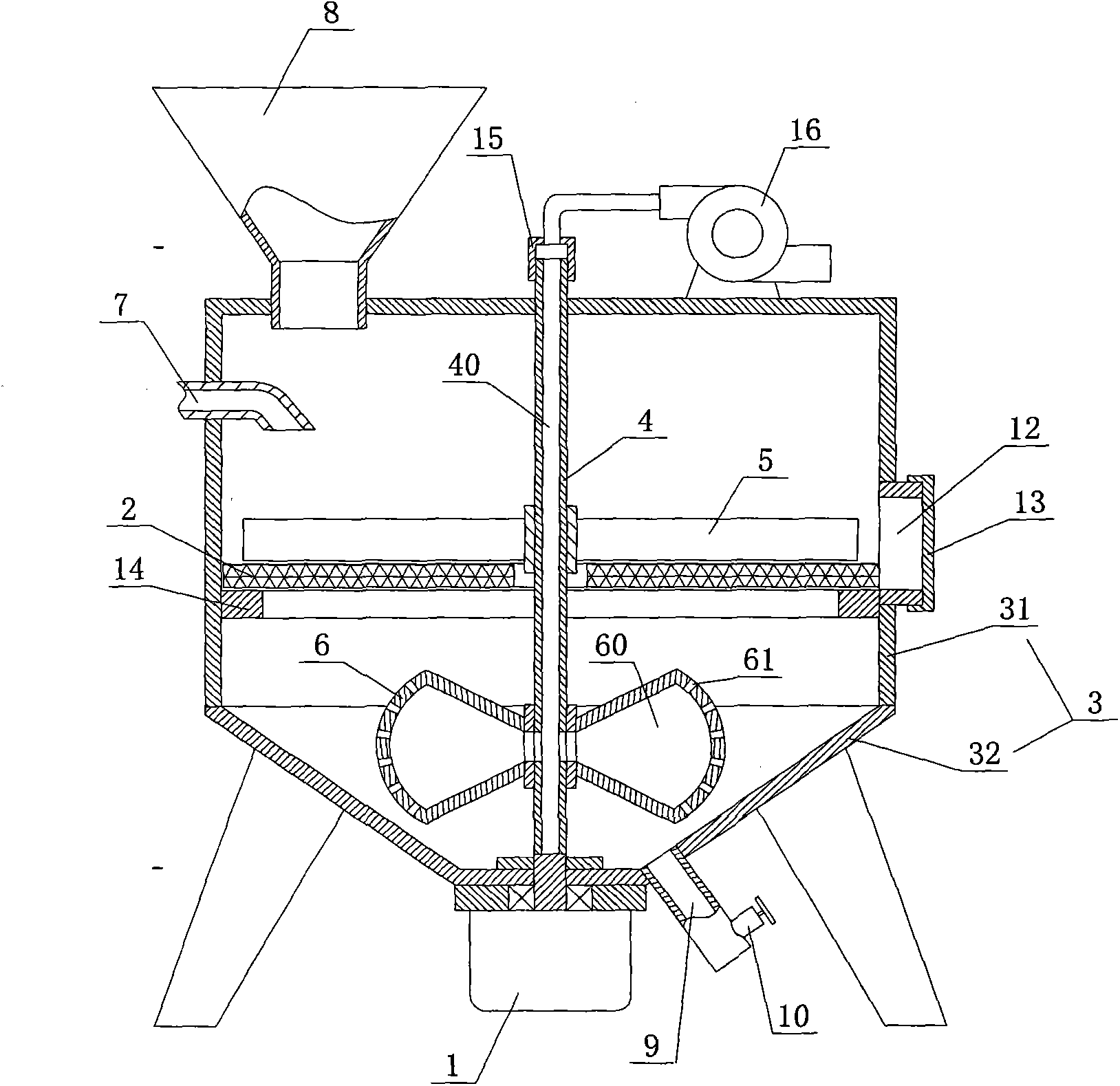 Bubble-type liquor dispensing mixer