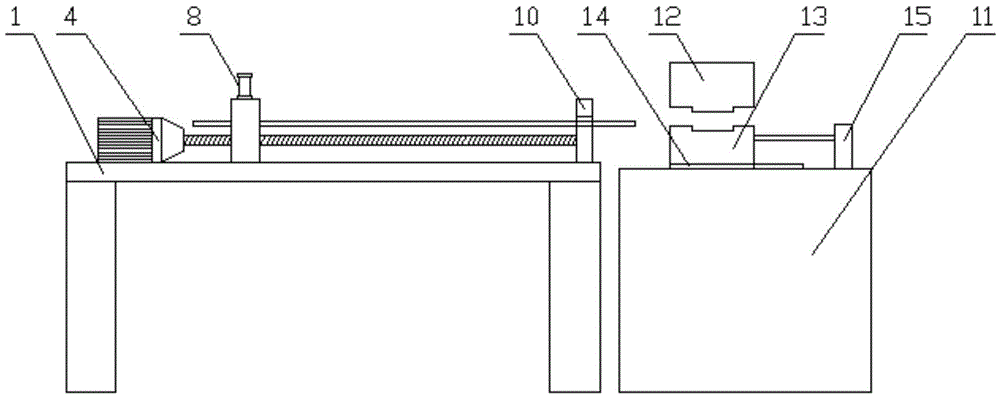 Automatic feeding device for tableware punching